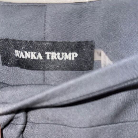 Ivanka Trump Grey Straight Leg Tailored Pants - Picture 2 of 12